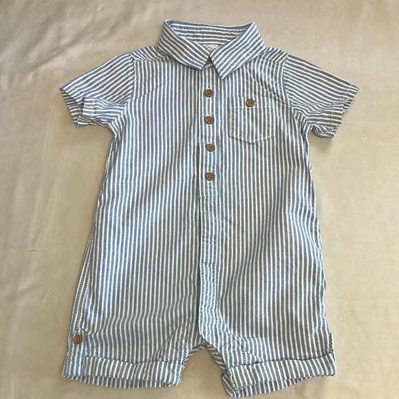 Carter's Little Planet - Organic Striped Romper - Picture 1 of 5